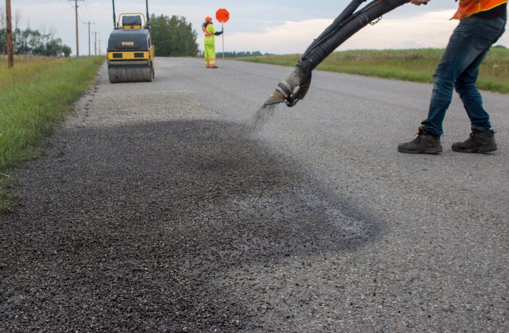 asphalt spray patching service in alberta